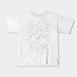 Black & White Ink Spots Kids T-Shirt